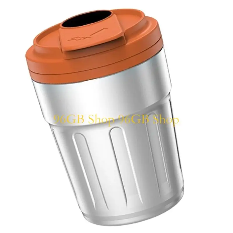 96GB Car Interior Ashtray With LED Automatically Lights Up When Opened ABS Construction