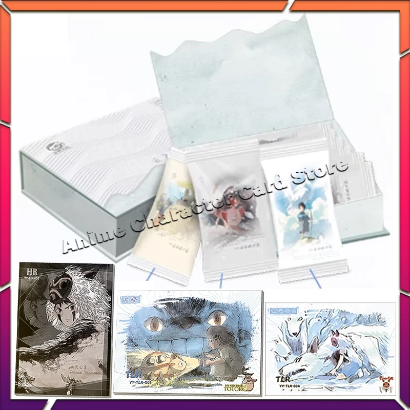 Tarjeta Miyazaki Hayao, tarjetas de colección de Anime, Yun ying wen hua, juguete para niños, regalos de cumpleaños