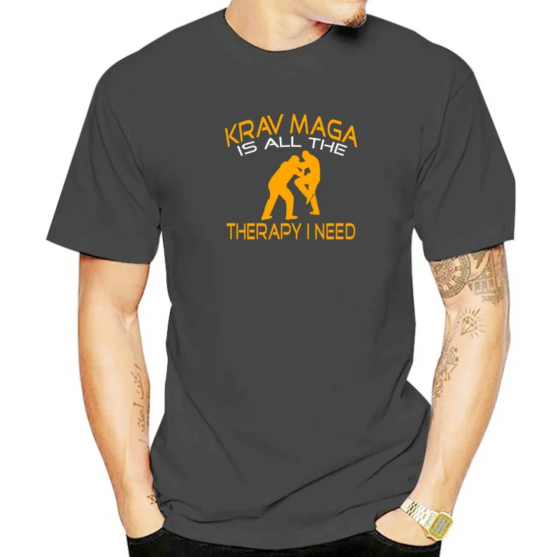 2020 Fashion Hot Sale Krav Maga Is All The Therapy I Need Self-Defense T-Shirt T-shirt