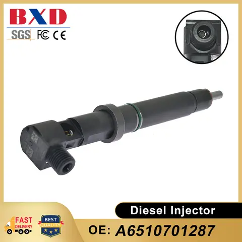 1/2/4PCS 디젤 인젝터 A6510701287 A6510701487 메르세데스 E220 GDI/CDI GLK 220/250 CDI 28246359