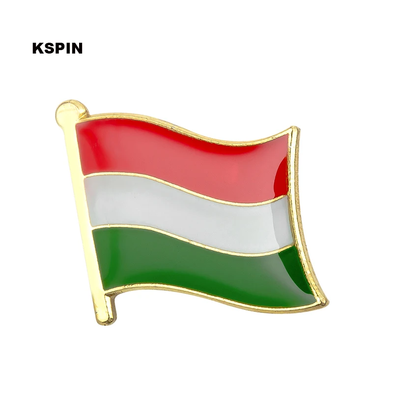 Ungarn Flagge Anstecknadel Abzeichen für Kleidung in Patches Rozety Papierowe Icon Rucksack KS-0194