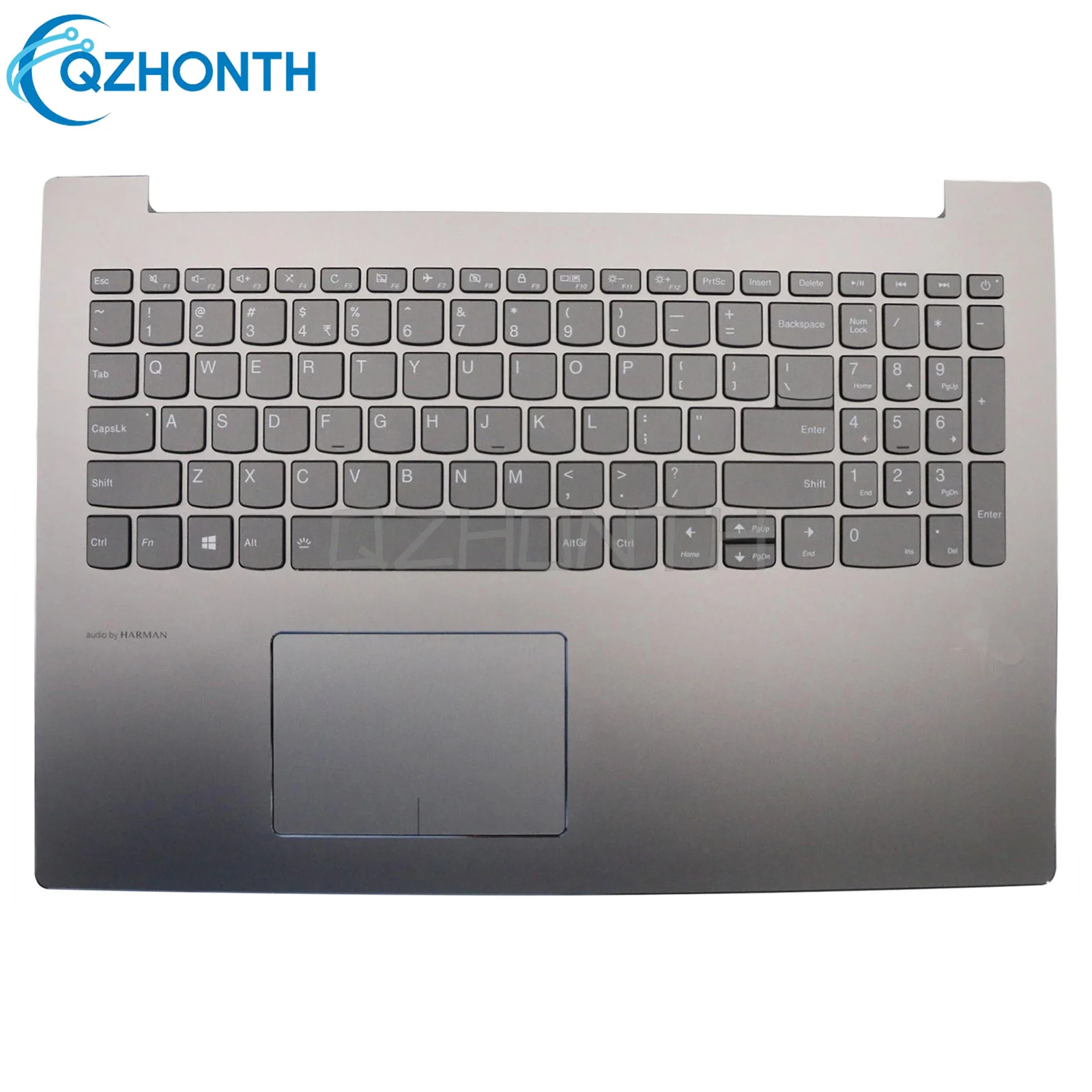 Imagem -02 - Palmrest Caixa Superior com Teclado Retroiluminado Nenhum Furo de Impressão Digital para Lenovo Ideapad 52015ikb 520-15 Cor Marrom 15.6 Novo