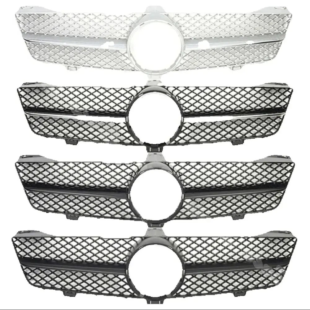 Front Grille For Mercedes CLS W219 2008-2010 CLS350 CLS500 CLS63,Gloss Black ABS Cover,Exterior Car Styling Parts