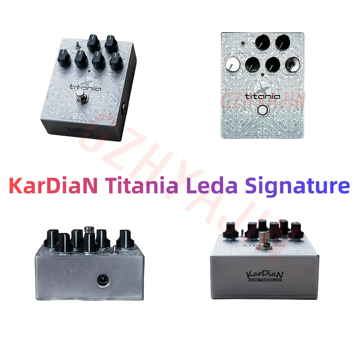 

KarDiaN Titania Leda Nissan distortion overload front single block high gain distortion Effects unit