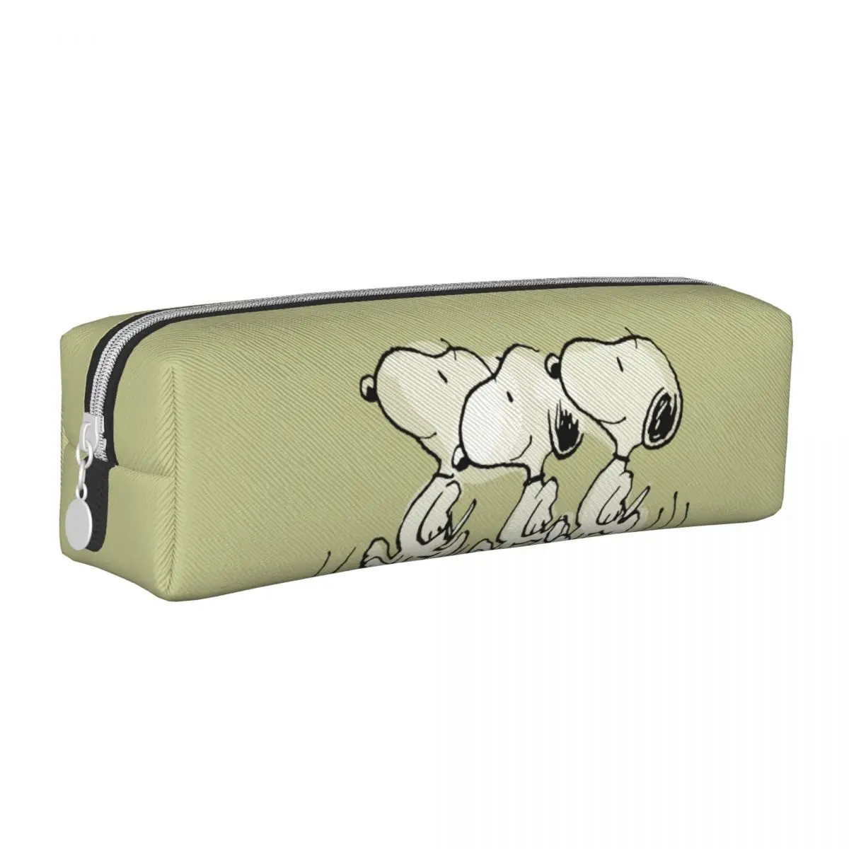 lovely snoopy walking tall pencil case lapis caneta para estudante grande capacidade bolsas de lapis material escolar papelaria cosmetica 01