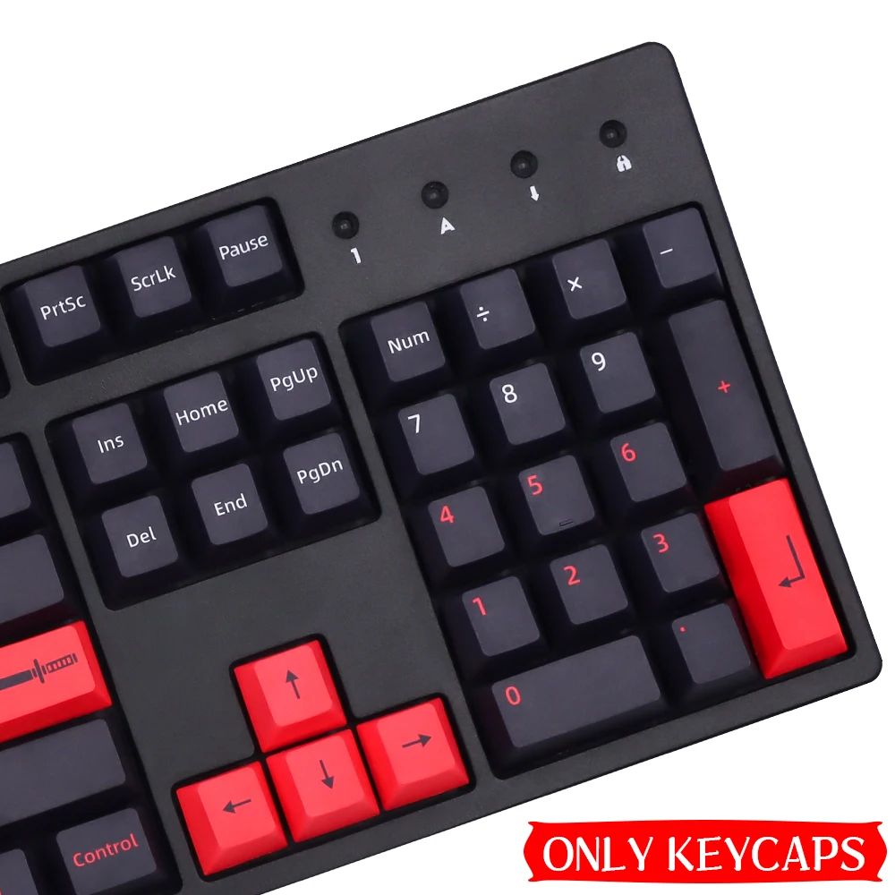 Imagem -04 - Japonês Bushido Keycaps Cherry Profile Dye Sub Pbt Keycap para Gmk Cherry mx Switch 61 68 84 87 96 104 108 Teclado Mecânico