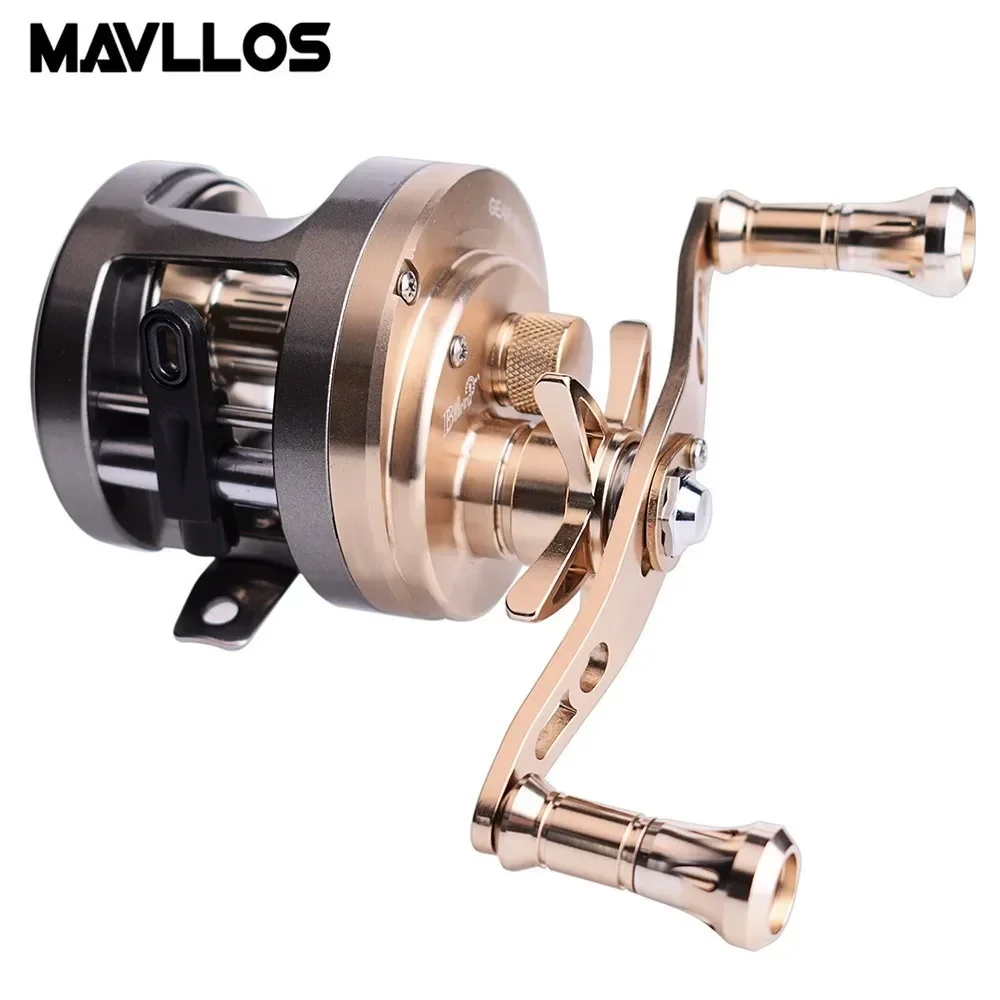 

Mavllos Cardiff Bait Casting Reel for Carp Fishing Brake Force 7kg Left Right Hand Ratio 7.0:1/6.0:1 Saltwater Drum Fishing Reel