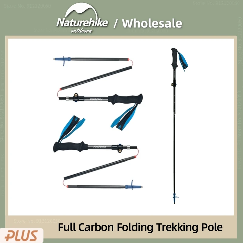 

Naturehike New Full Carbon Five Section Adjustable Outdoor Trekking Stick Camping Portable Telescopic Walking Stick Hiking Stick