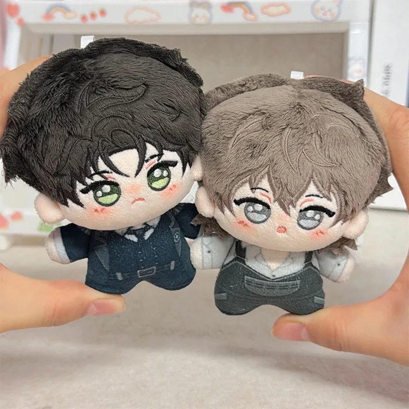 

Плюшевые куклы-подвески «Маленький Грибок» из аниме, 10 см, коллекционные мини-брелоки, игрушки-брелоки «Лу Фэн и Ань Чжэ», подарок для детей