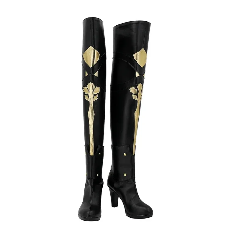 

2025 RealCos Bronya Rand Cosplay Shoes Fantasy Costume Accessories Game Honkai Star Rail Disguise Boots Adult Women Halloween Pr