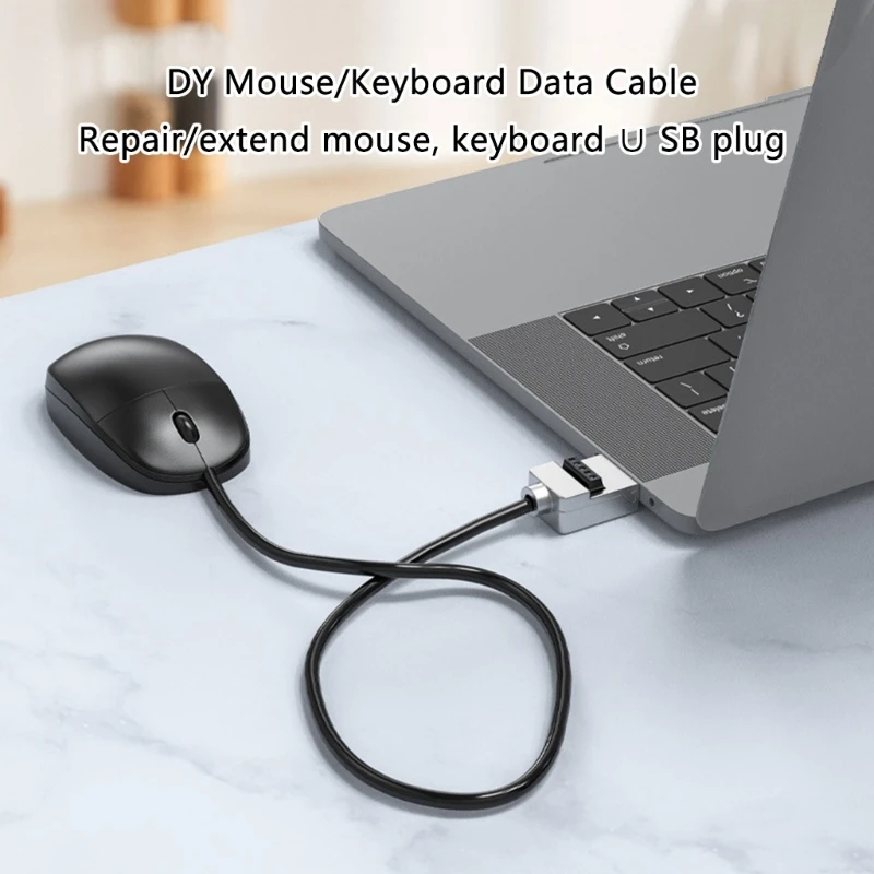 USB2.0 Solderless Adapter Metal Case USB 2.0 Male Terminal Block Data Connector USB Screw Terminal Board Plug