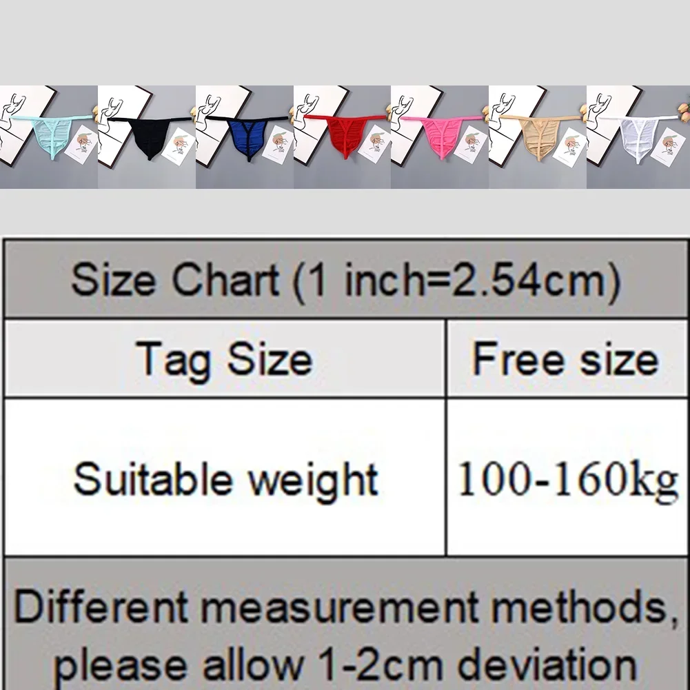 Mens Sexy Underwear Ultra-Thin Belt Solid Color Briefs Sissy Underpants For Hot Man Slips And Thongs Men Low Rise Erotic Panties