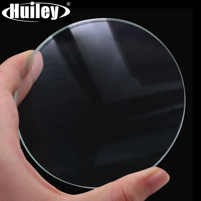 Diameter 95 mm Transparent Board Clear Glass Working Stage Round Bottom Specimen Plate for Stereo Microscope