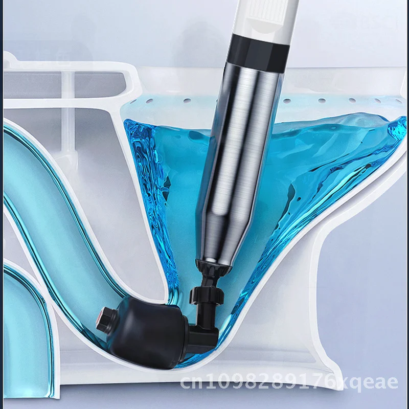 

Household Stainless Steel Pipe Dredger Toilet Suction Drain Cleaner One Shot Floor Drainage Dark Green Space Gray White