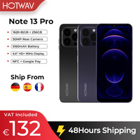 [Stock in EU] HOTWAV Note 13 Pro 4G Android 13 Mobile Phone 6.6'' HD+ 8GB+256GB 50MP Camera Smartphone 5160mAh Battery Cellphone