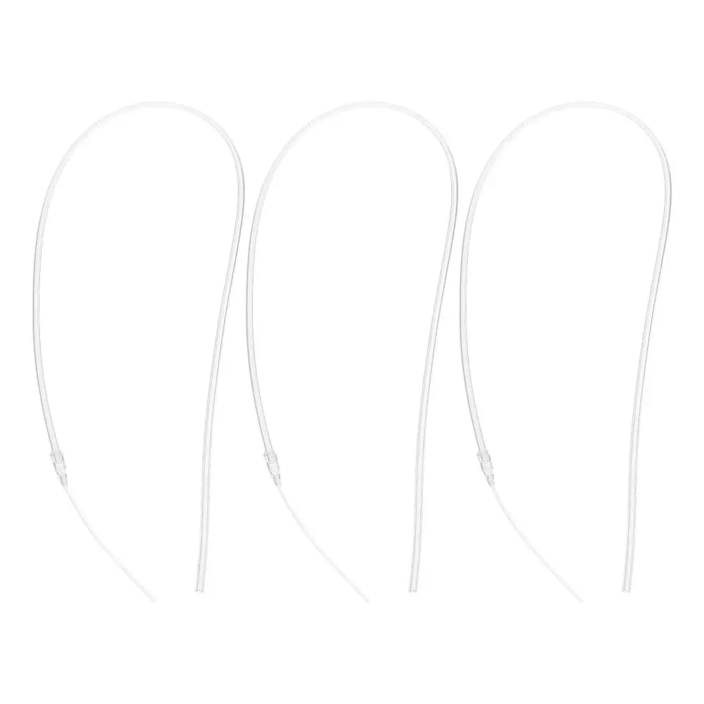 

3pcs Breastfeeding Pump Bottle With Straw Milk Aid Nursing System Sippy Straw Bottle Backflow Protector Tubing Baby Feeding