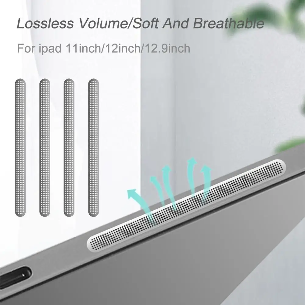 Anti-Dust Vents Dust-Proof Protector Earpiece Protective Film Dust Net Speakers Sticker For iPad Pro 2021 12.9 11 12 inch