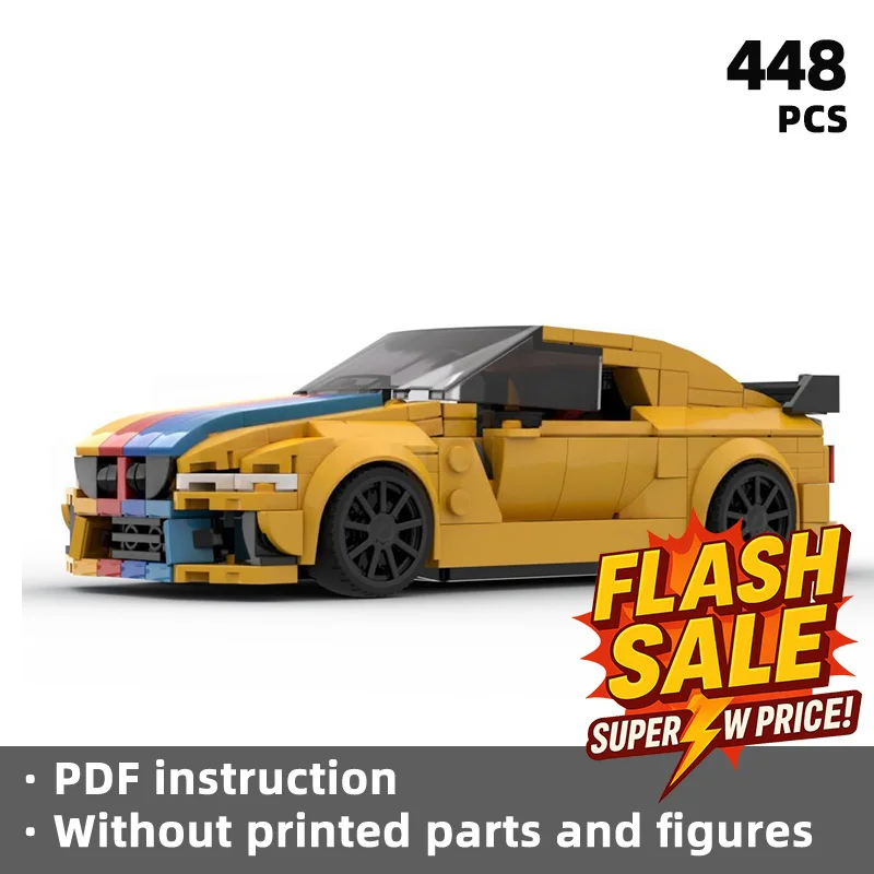 

Король трека на рабочем столе гоночного блока: Скорость. Модель строительного блока классического гоночного автомобиля.