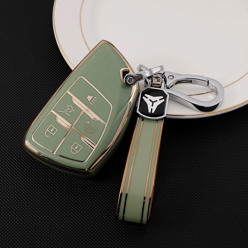 5 6 Buttons TPU Key Case Car Fob for Buick ENVISION S Plus Avenir for Chevrolet Tahoe Suburban for GMC Yukon 2020 2021