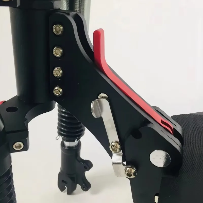 11-Inch, Folding Electric Scooter Frame, Hydraulic Spring Double Shock Absorber Vehicle Modification Replacement Accessories