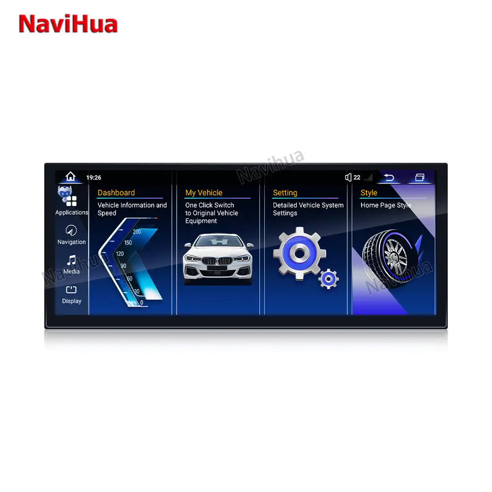 

Navihua 15.8"Touch Screen New For BMW 5 Series F10 CIC NBT Multimedia Android Car Radio Headunit Monitor Navigation Carplay