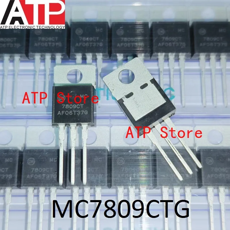 

50 шт./лот, 100% новые оригинальные микросхемы MC7809CTG MC7809CT 7809CT 7809 TO-220, линейные стабилизаторы напряжения 9В 1А, положительные