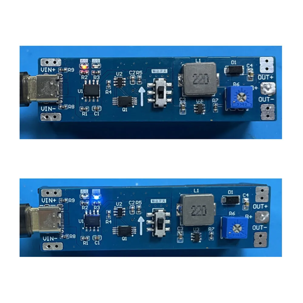 Afbeelding 3: TP4056 Opladen Boost Ontlading Module 3.7 V naar 4 V-12 V 18650 Lithiumbatterij Opladen Ontladen Boost spanningsregelaar Module