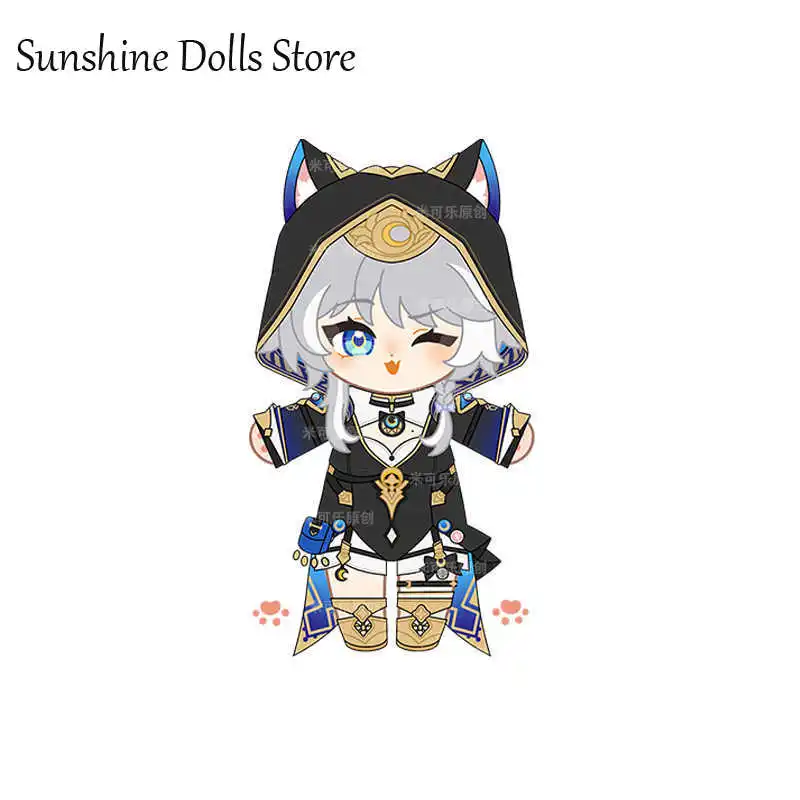 อะนิเมะ Honkai:Star Rail Cipher ตุ๊กตารูปตุ๊กตาผ้าฝ้ายตุ๊กตาคอสเพลย์ 20 ซม.การ์ตูนแต่งตัวเสื้อผ้าชุดของเล่น Xmas ของขวัญ