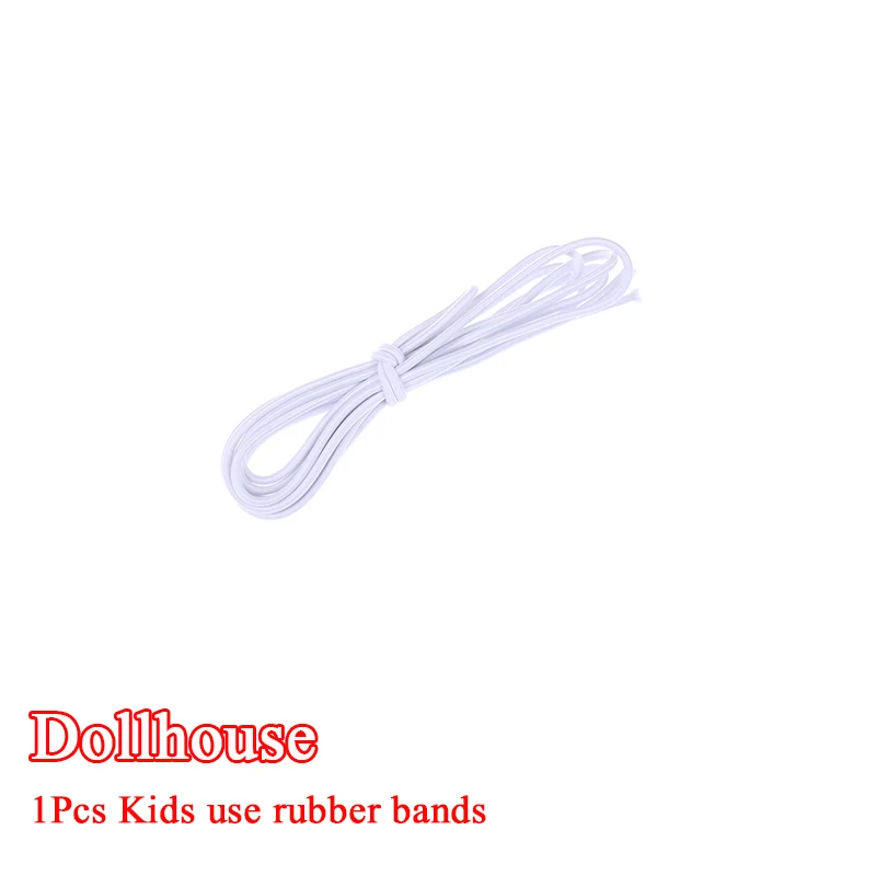 ยางรัดตุ๊กตาขนาดเล็ก 3 เมตร 1/2/3/4 มม. สำหรับประกอบตุ๊กตา อุปกรณ์ประกอบตุ๊กตา ของตกแต่งตุ๊กตา