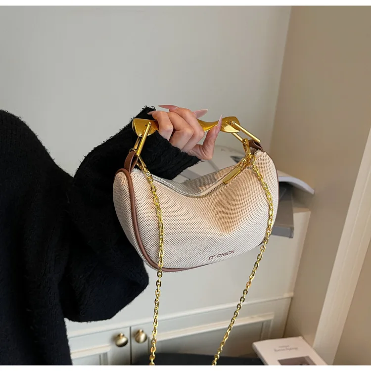 

​​2025 Premium Textured Work Tote Minimalist Shoulder Crossbody Bag for Women Chic Underarm Dumpling Purse Versatile Elegant​