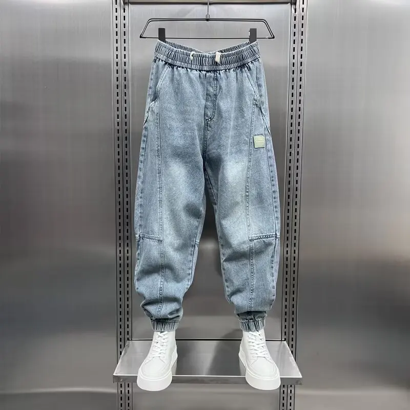 Autumn Men's Casual Jeans Korean Version of Harajuku High Street Pants Hip Hop Trousers High Quality Men's Clothing Streetwear