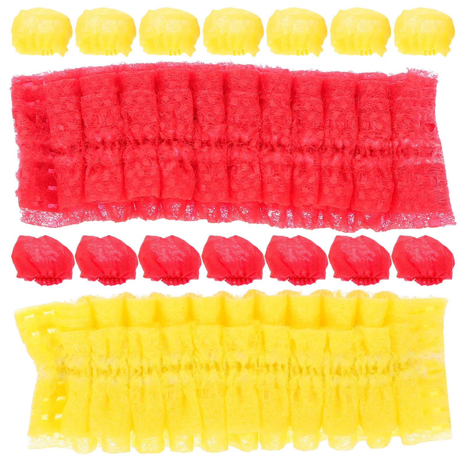 

200Pcs Microphone Windshield Single-Use Non-Woven Fabric Elastic Band Handheld Mic Covers Disposable Protection