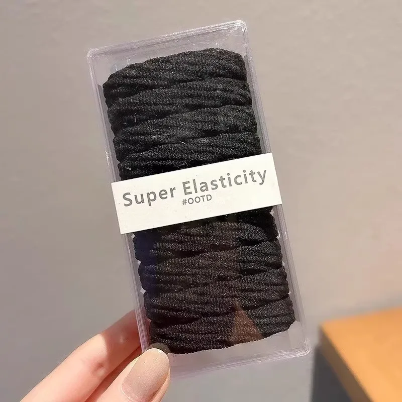 

Brown Hair Tie for Women, High Ponytail Hair Rope, Durable Hair Band, Summer 2025 New Model, High Elasticity Adult Hair Rope