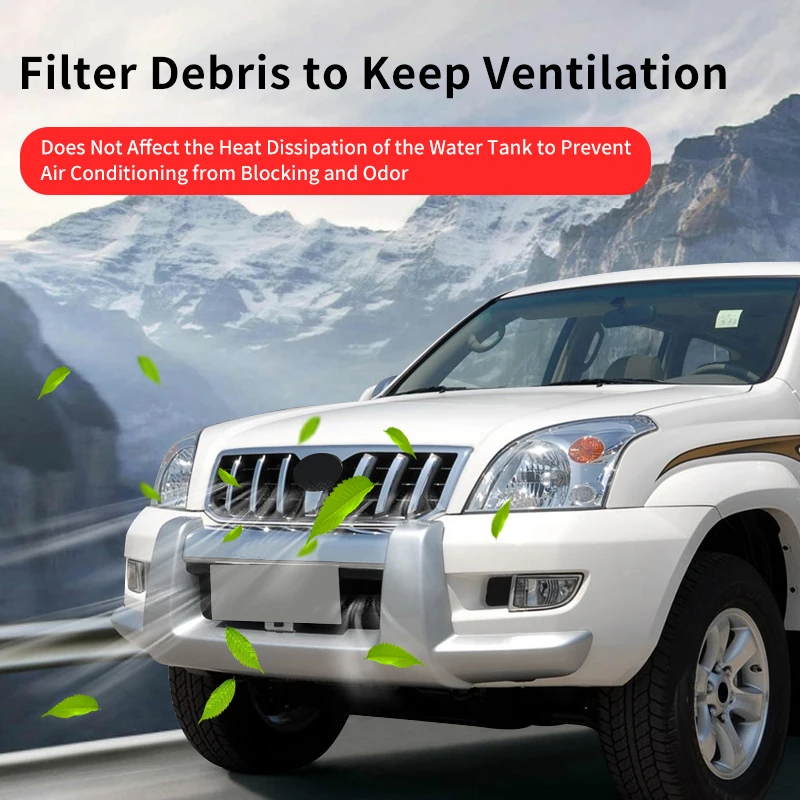 For Toyota Land Cruiser Prado LC120 FJ120 J120 2003-2009 Front Grille Insect Mesh Guard Bumper Protector Exterior Accessories
