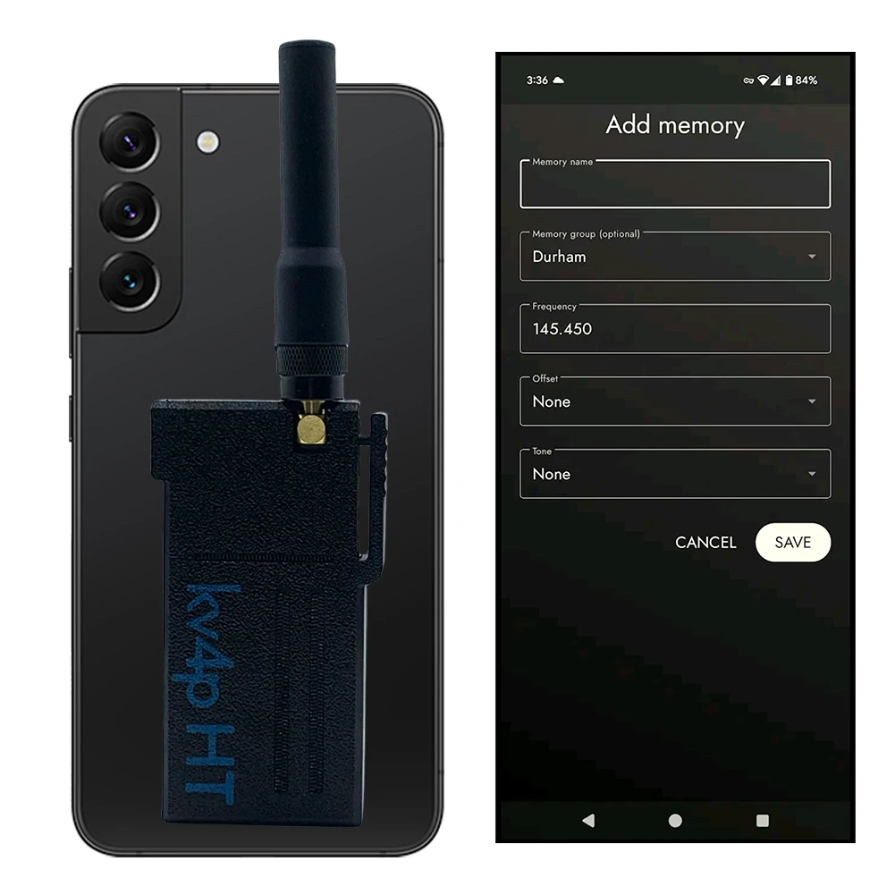 

Радиостанция Kv4p HT VHF для телефонов Android, трансивер Kv4p HT VHF для любительской радиосвязи