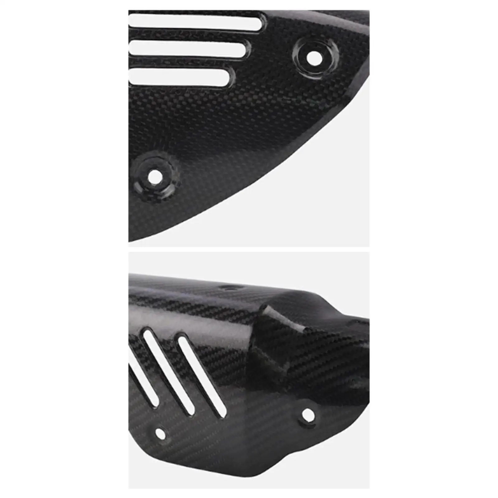 Scudo termico di scarico Protezione di scarico per moto Antiscottatura Accessorio posteriore facile da installare Scudo di scarico per moto