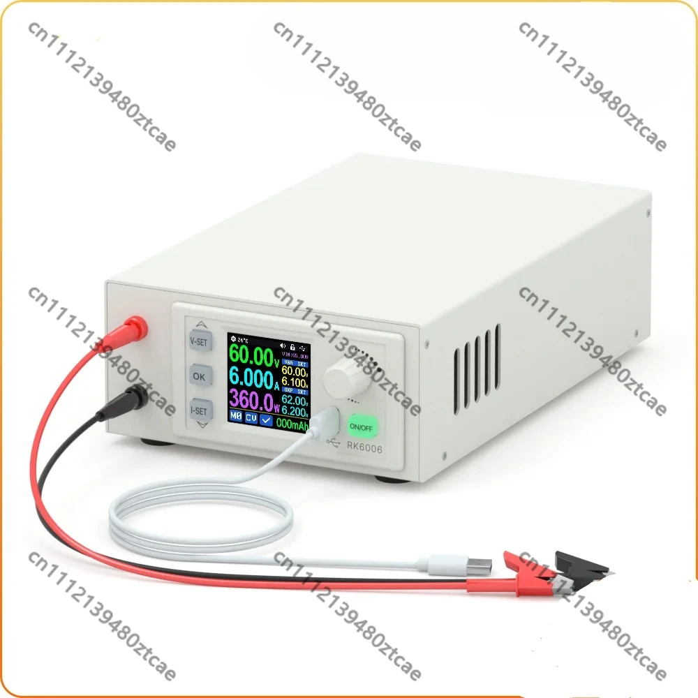 60V6A 4 Digit Adjustable DC Lab Bench Power Supply AC-DC Digital Stabilized Power Source Battery Charging Easy Operation Adapter