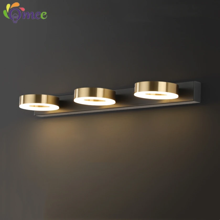 Nordic LED Wall Lamps Indoor Lighting for Mirror Front Lights Bathroom Mirror Cabinets AC220v Dressing Tables Vinaty Wall Lamp