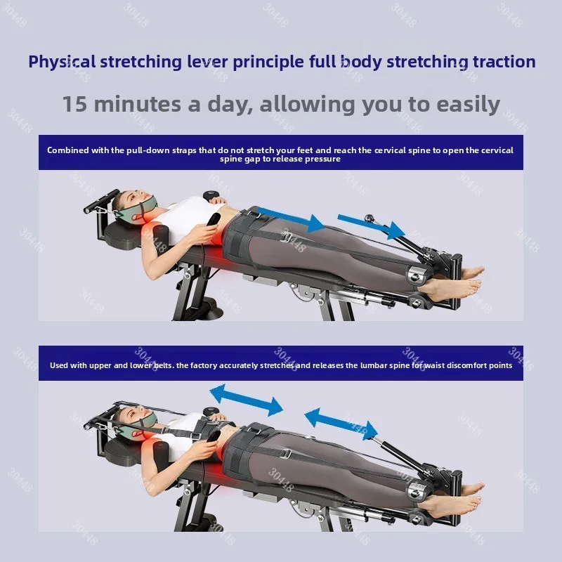 

Electric Lumbar and Cervical Traction Machine Home Leg Stretch Spine Correction Inversion Therapy Device