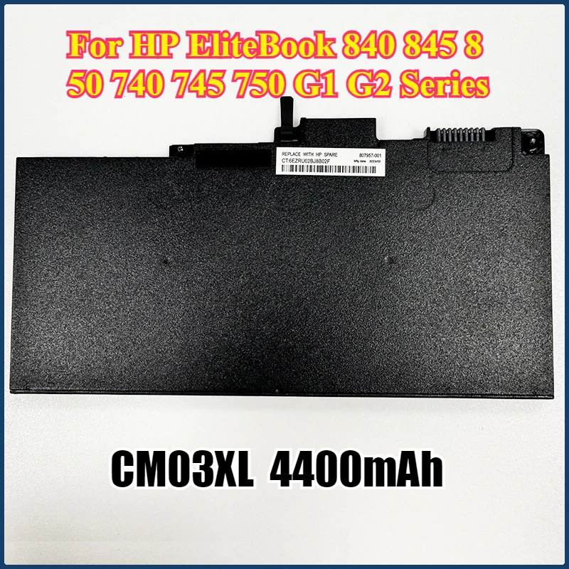 NEW Laptop Battery CM03XL For HP EliteBook 840 845 850 740 745 750 G1 G2 Series HSTNN-DB4Q HSTNN-IB4R LB4R E7U24AA 716724-171