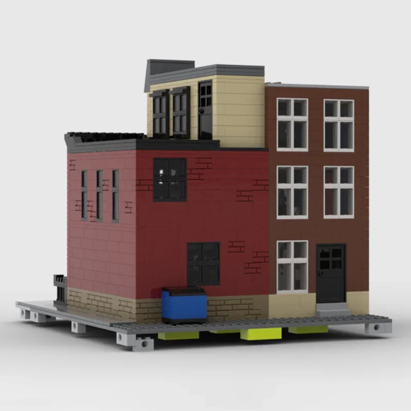 

Модель City Street View Moc, строительные блоки, американская модель Townhouse, технология, набор кирпичей, подарки, игрушки для сборки «сделай сам»