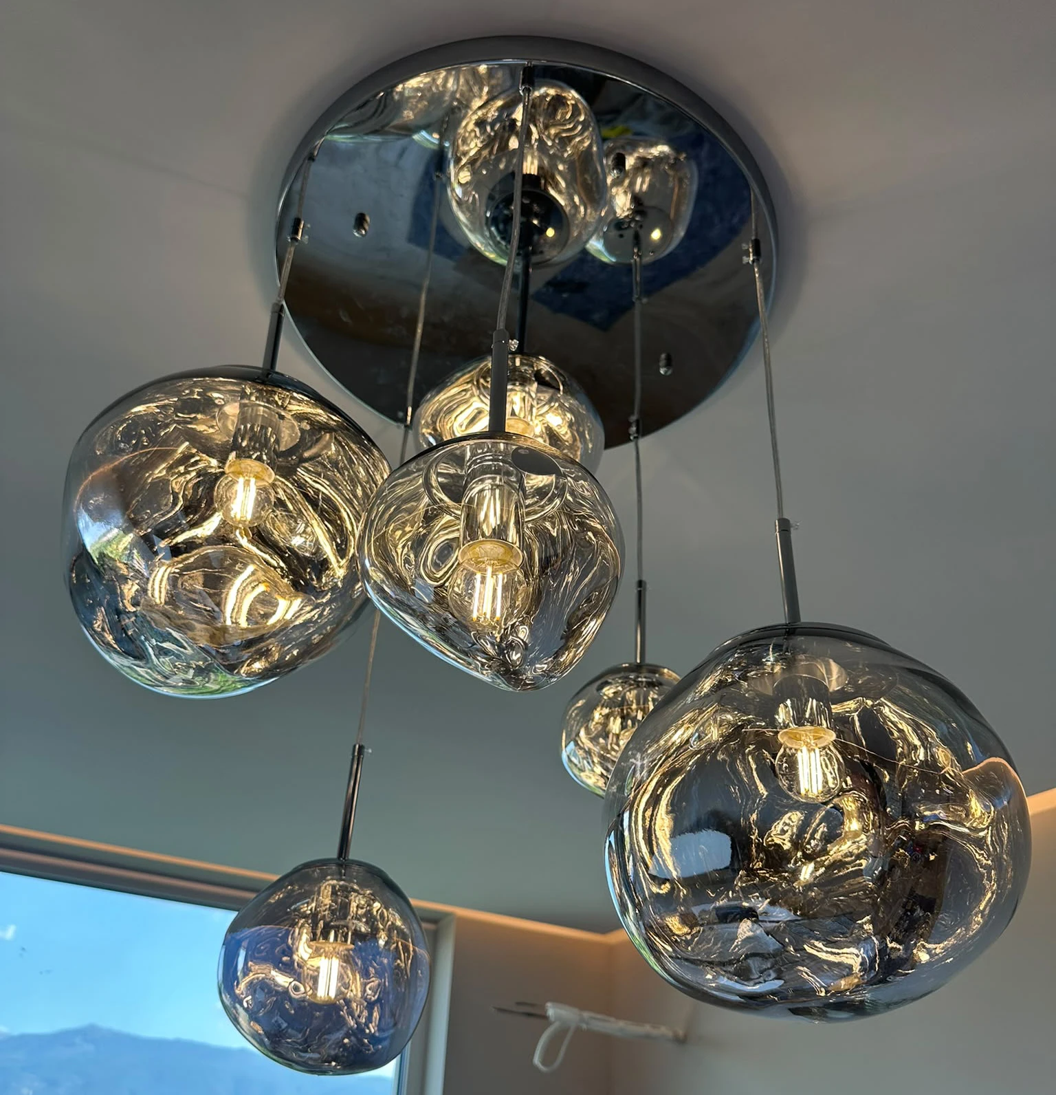 Original LED Pendant Lights Lava Lamp PVC Lighting for Living Room Indoor Decor Home Fixtures Loft Kitchen Hanging Lamp