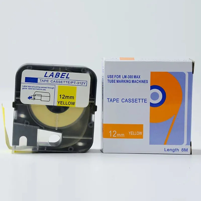 Compatible MAX tape LM-TP309W LM-TP305W LM-TP312W for MAX Electronic Lettering Machine