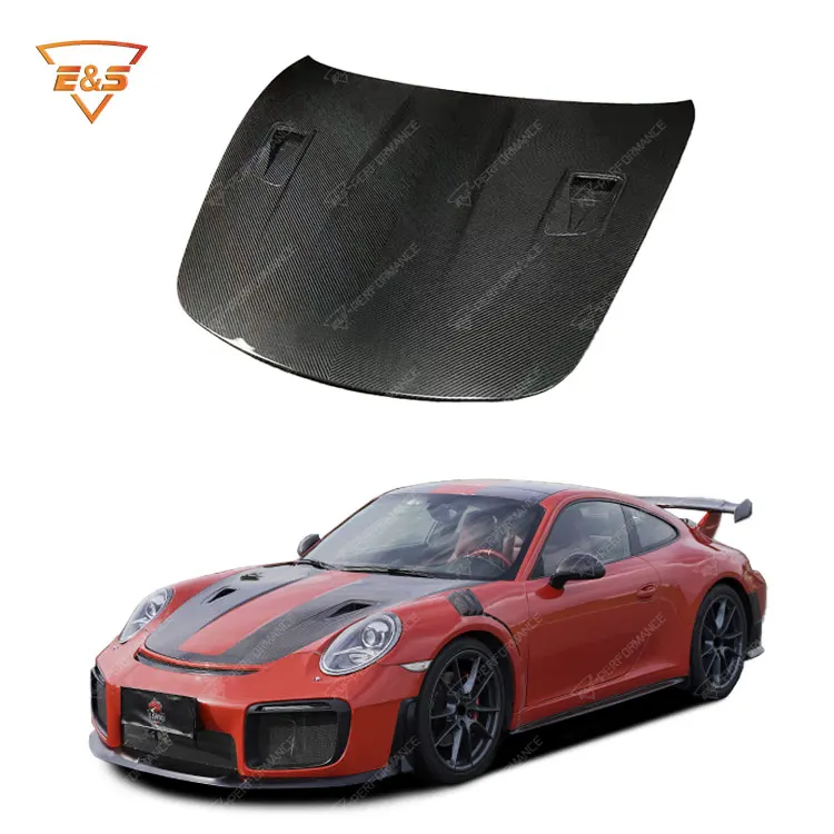 

High Quality Carbon Fiber Parts Hood for 911 Upgrade to Carbon Fiber Style Engine Hood