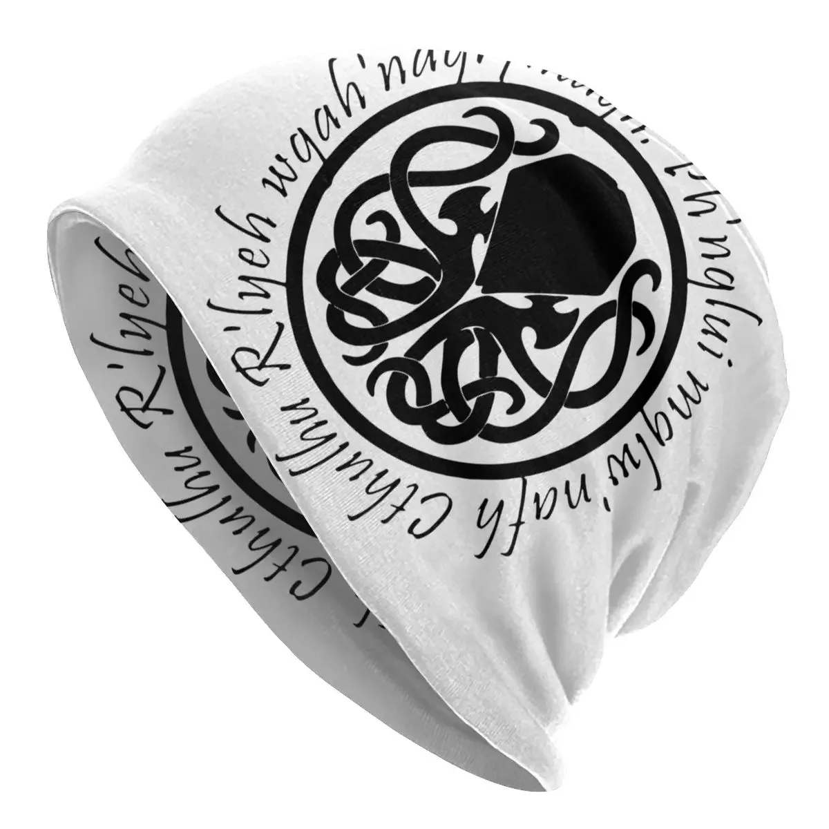 Call Of Cthulhu Lovecraft Caps Cool Street Skullies Beanies Hats Unisex Male Spring Warm Head Wrap Bonnet Knitting Hats