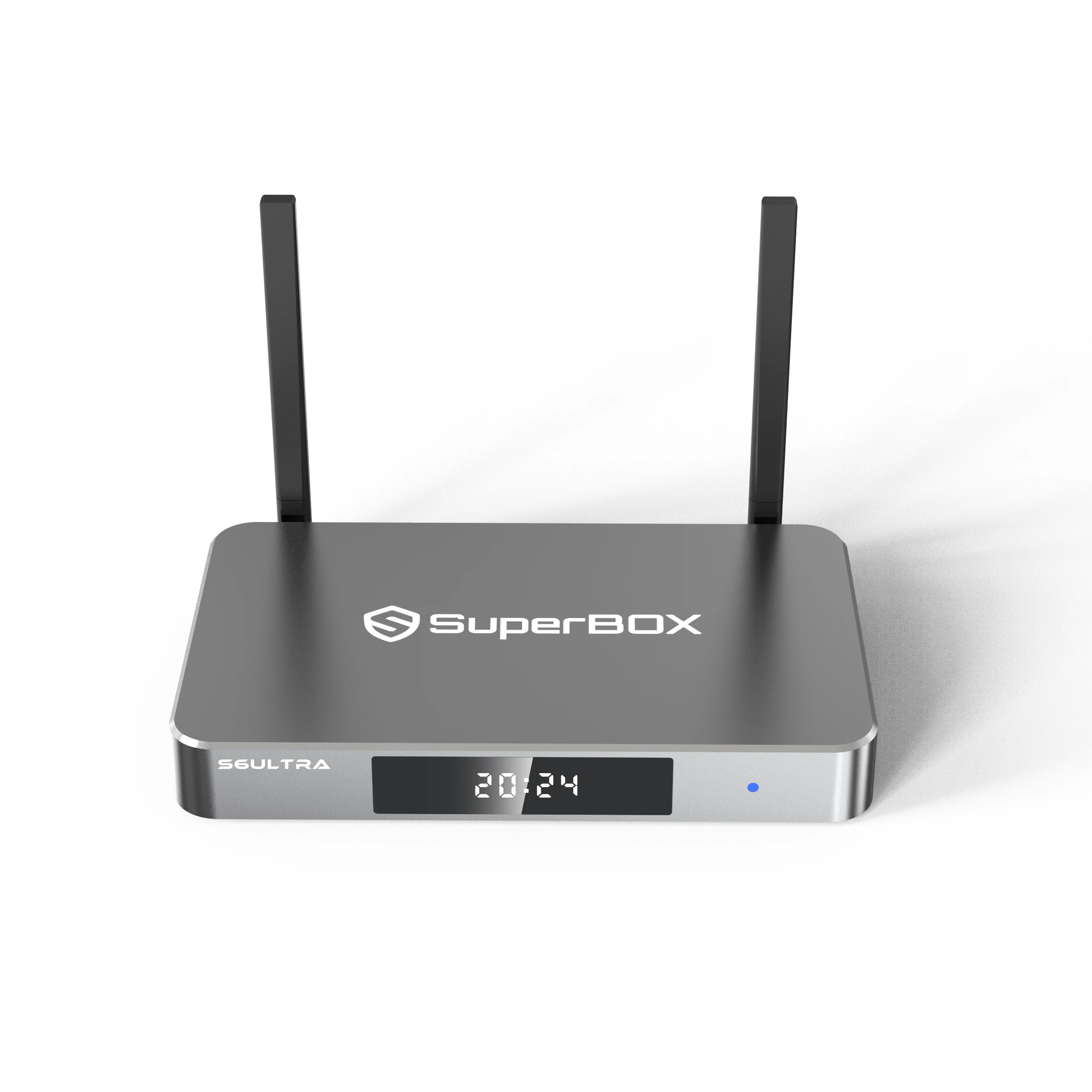 SuperBox S6 Ultra تحميل كامل 2025 4G + 128G صندوق بث قوي مع جهاز تحكم عن بعد صوتي مثالي للمنزل