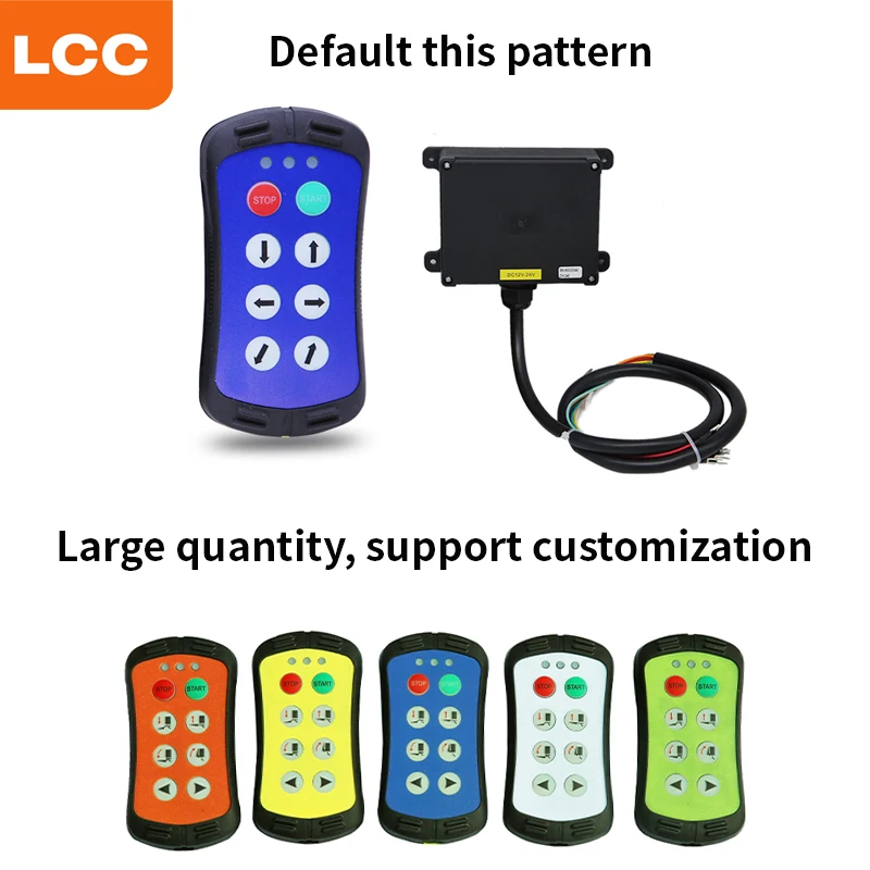 A400 LCC 4 Bouttons Single Speed Factory Price Wireless Industrial Remote Control IP66 Waterproof Overhead Crane Truck