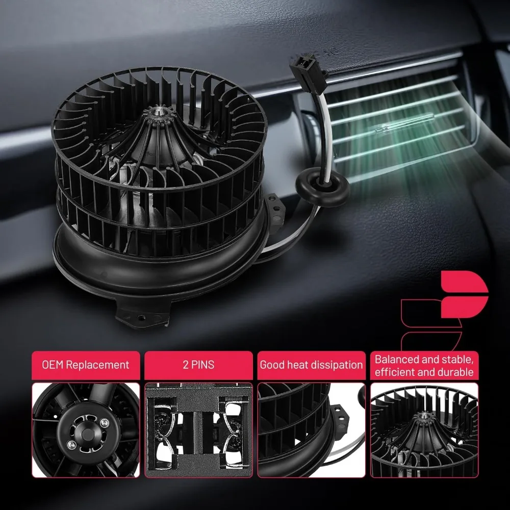 

AC Heater Blower Motor 700070 for Chrysler Pacifica/Town & Country/Voyager & Dodge Caravan/Grand Caravan