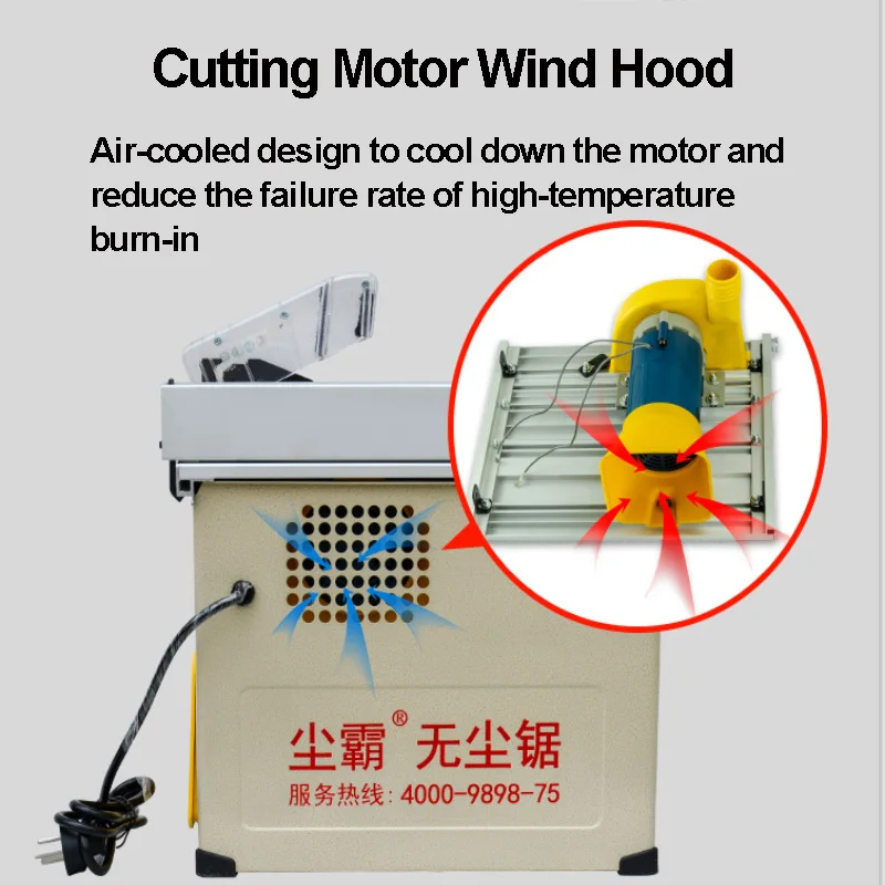 New Woodworking Cutting Table Saw Electric Eu Standard 220V Cutting Saw Precision Vacuum Sliding Table Saw