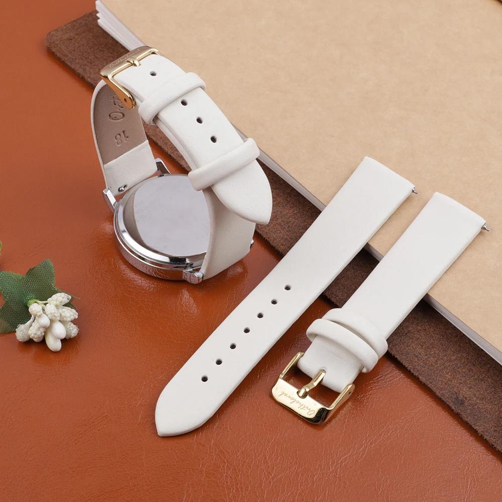 

New Replacement Real Leather Soft Watch Strap For Women 12mm 14mm 16mm 18mm 20mm High-quality Wrist Watchband